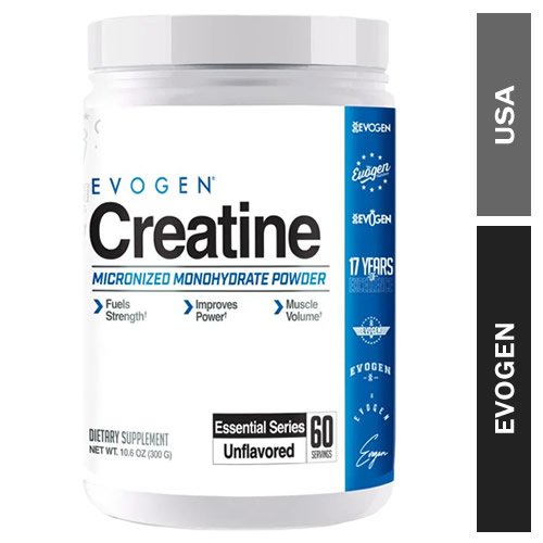 Creatina micronizada Monohidratada Evogen 300 gr