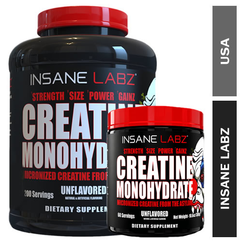 Creatina micronizada Monohidratada Insane Labz 1 kg