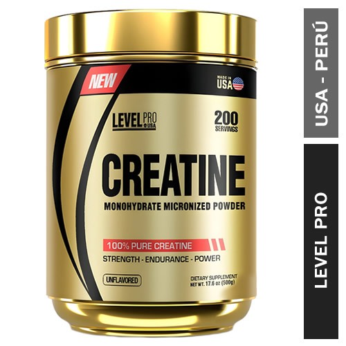 Creatina micronizada Level Pro USA