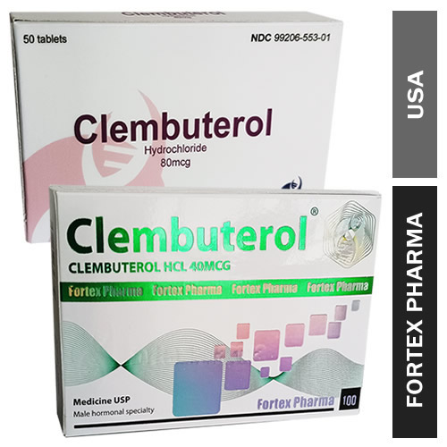 Clembuterol Fortex Pharma 40 mcg 80mcg