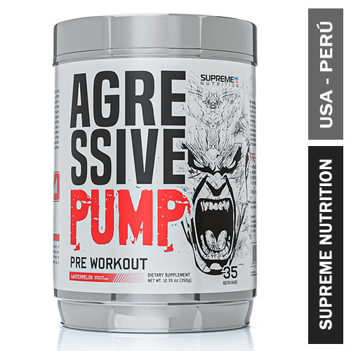Agressive Pump 350gr 35 servicios Supreme