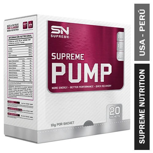 Supreme Pump Caja 20 sachets